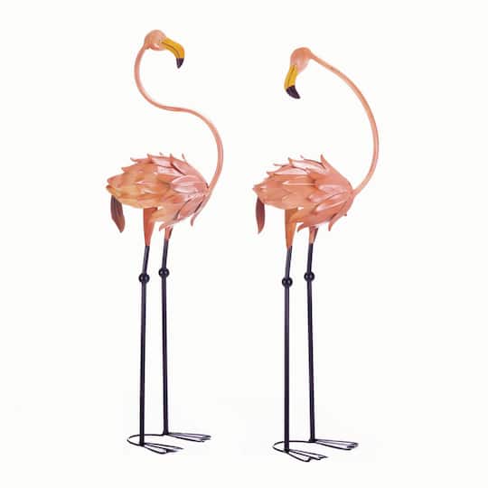 41" Flamingo Garden Stakes